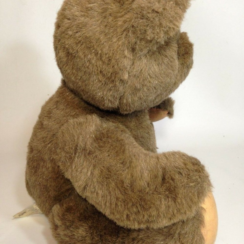 Russ Buckingham Teddy Bear Plush Brown Jointed 14" - Picture 4 of 12